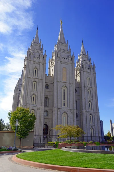 Salt Lake Temple, Salt Lake City, Utah — Zdjęcie stockowe