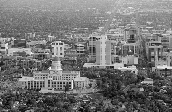 Salt Lake City Panorama s Capitol building, Utah — Stock fotografie