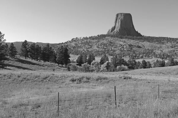 Teufel turm nationaldenkmal, wyoming, usa — Stockfoto