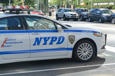 NYPD Patrol car in New York City clipart