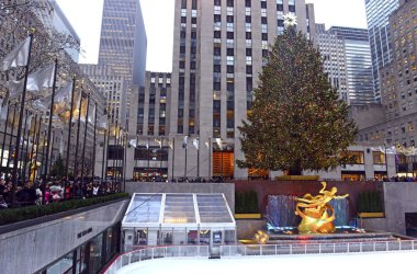 Noel ağacı, Rockefeller Center, New York