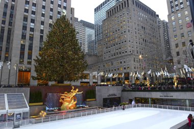 Noel ağacı, Rockefeller Center, New York