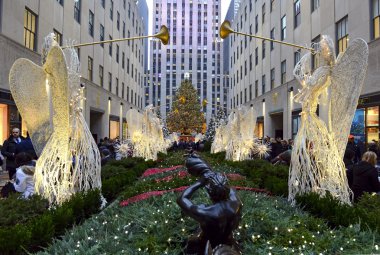 Noel ağacı, Rockefeller Center, New York