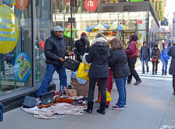 Venditori ambulanti a Manhattan — Foto Stock