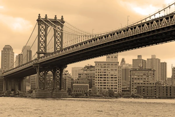 Manhattan Köprüsü, new york city — Stok fotoğraf