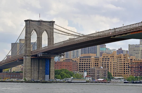 Brooklyn Köprüsü, New York — Stok fotoğraf