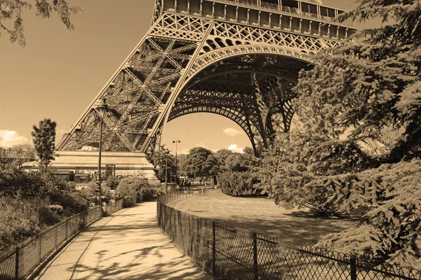 De iconische toren van Eiffel, Parijs Frankrijk — Stockfoto