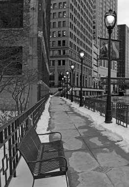 Milwaukee manzarası, Wisconsin, ABD Michigan Gölü üzerinde bulunan zengin bir Kızılderili geçmişi olan bir şehir,