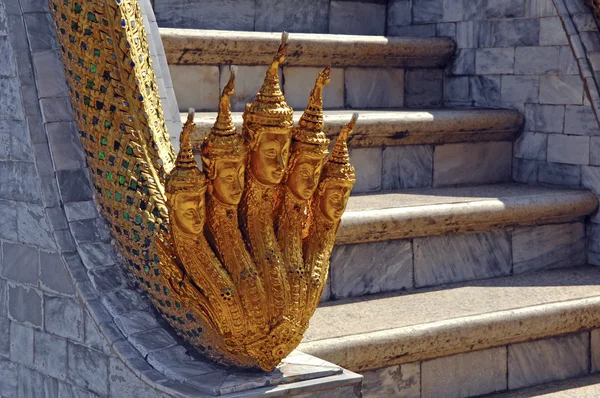 Traditional Thai architecture at the Grand Palace, Bangkok, Thailand Stock Image