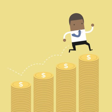 Afrikalı işadamı para basamağına atladı.