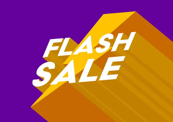 Cartaz Venda Flash Design Panfleto Flash Venda Modelo Banner — Vetor de Stock