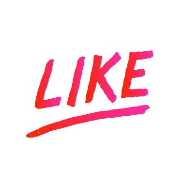 El yazısı fırça harfleri gibi. Beyaz arkaplanda izole edilmiş vektör çizimi.