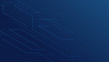 Teknoloji bağlantısı dijital veri soyut arkaplan. Basit fütürist modern geometrik bağlantı hattı arkaplanı.