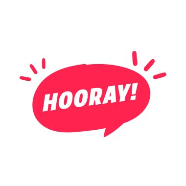 Yaşasın konuşma balonu. Sosyal medya içeriği etiketi. El çizimi baloncuk sanatı çizgi roman tarzı afişi.