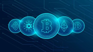 En ünlü şifreleme paraları seti. Uluslararası borsa. Ağ bitcoin pazarlama vektörü.