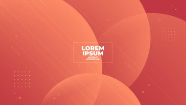 Metin ve ileti için alanı olan soyut kırmızı geometrik arkaplan.