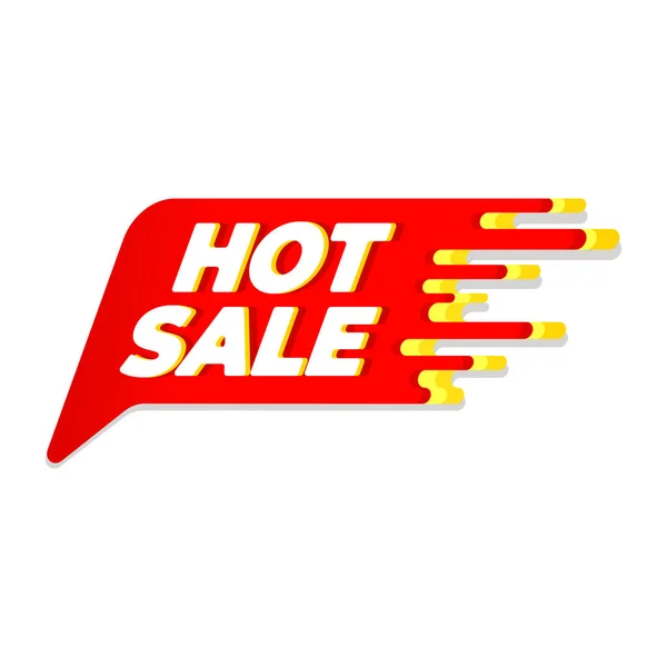 Label Hot Sale Tag Penjualan Hot Penjualan Gelembung - Stok Vektor