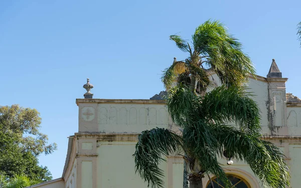 Monumento Turístico Homenagem Imigrante Italiano Marcos Santa Maria Brasil Região — Fotografia de Stock