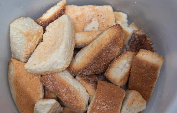 Домашний Пшеничный Хлеб Печенье Сахарным Покрытием Домашнее Печенье Рецепт Здоровое — стоковое фото
