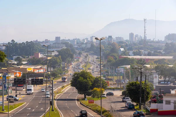 Santa Maria Brasil 2021 Entrada Ciudad Santa María Desde Gobernador — Foto de Stock