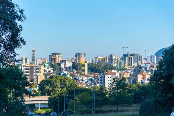 Santa Maria Rsブラジル 2021年5月1日 ブラジル南部のサンタ マリア市の中央地域の都市景観 都市部 地域金融センター 大学都市 ブラジルの都市 — ストック写真