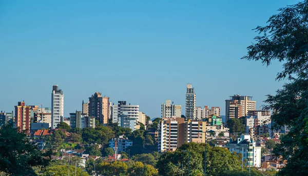 Santa Maria Rsブラジル 2021年5月1日 ブラジル南部のサンタ マリア市の中央地域の都市景観 都市部 地域金融センター 大学都市 ブラジルの都市 — ストック写真