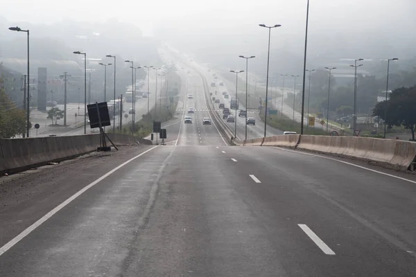 Транспортная Инфраструктура Автомобильные Дороги Бразилии Кольцевая Дорога Асфальтовая Дорога Транспортные — стоковое фото