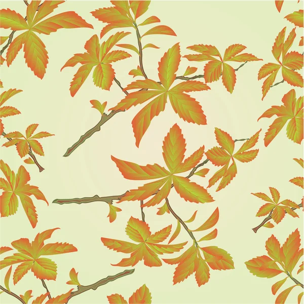 Seamless texture twig decorative shrub  vector — Stock Vector