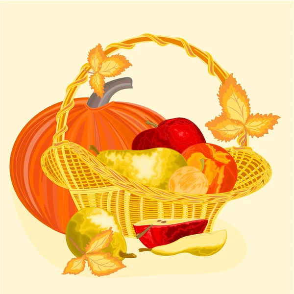 meyve kutlama Noel Şükran günü kutlama vektör