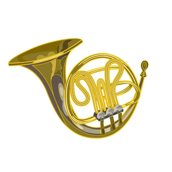 French horn Stock Vector Image by ©arkela 37274841