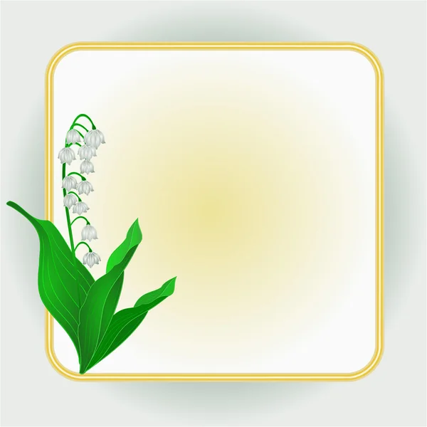 Spring flower Lily of the Valley  background  vector