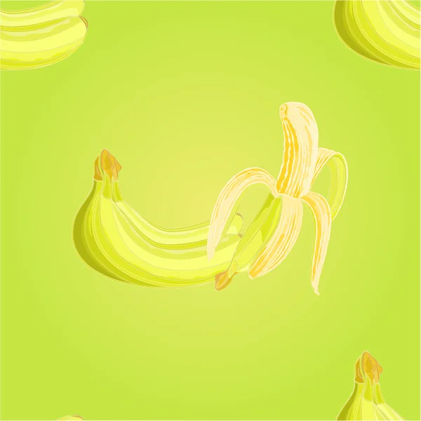 Textura inconsútil del vector plátano — Vector de stock