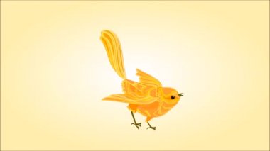 Altın kuş uçmak sorunsuz döngü öğrenme