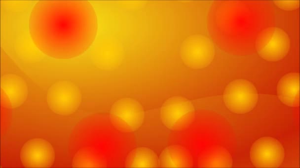 Or et paillettes rouges sur un fond d'or vidéo 