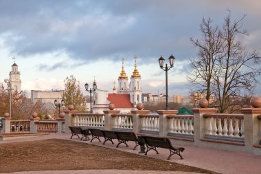 Point ile ilgilenen varsayım dağda. Vitebsk. Belarus