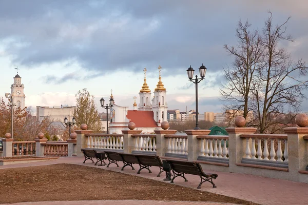 Bekijken van punt op de berg veronderstelling. Vitebsk. Wit-Rusland — Stockfoto