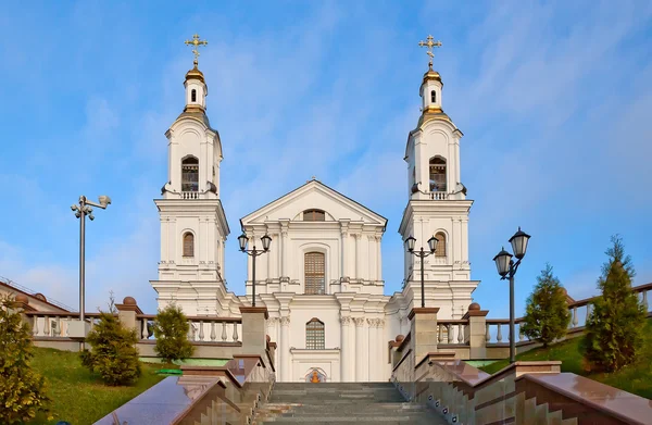 De kathedraal van de veronderstelling. Vitebsk. De Republiek Belarus — Stockfoto