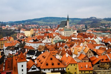 Çek Cumhuriyeti. Cesky Krumlov. Şehir Manzaralı