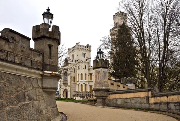 Repubblica ceca. Hluboka nad Vltavou. Castello di Hluboka — Foto Stock