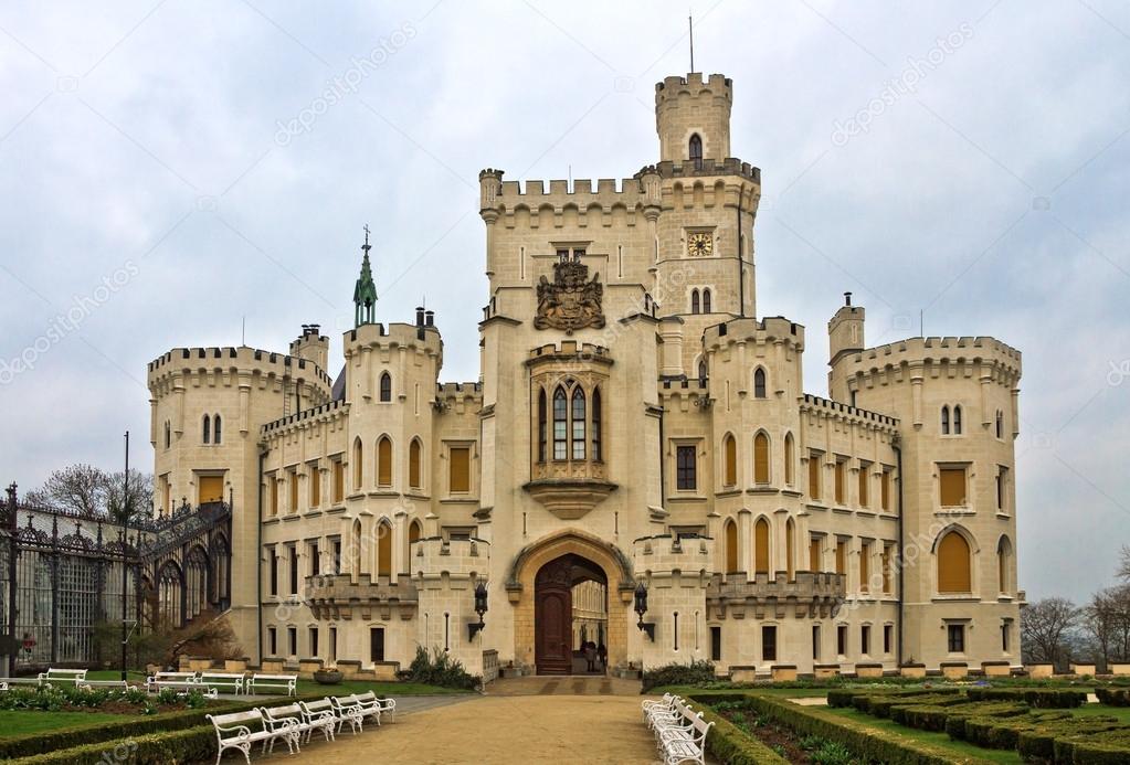 Czech Republic. Hluboka nad Vltavou. Castle Hluboka