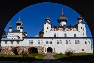 Russia. The Arkhangelsk region. Solovetsky monastery. clipart