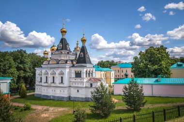 Dmitrov Kremlin. Elizabeth kilisenin kez izlendi. Rusya. Moscow region. Dmitrov