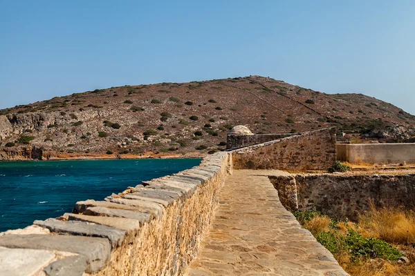 Greece. Crete. The Fortress Of Spinalonga — Stock Photo, Image