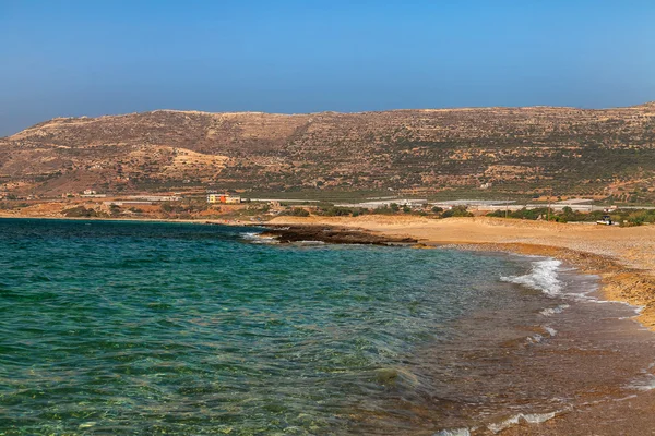 地中海の海岸。クレタ島。ギリシャ — ストック写真