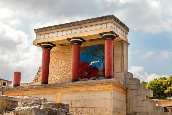 Pałac w knossos. Kreta. Grecja — Zdjęcie stockowe