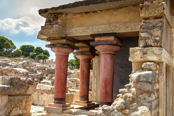 Pałac w knossos. Kreta. Grecja — Zdjęcie stockowe