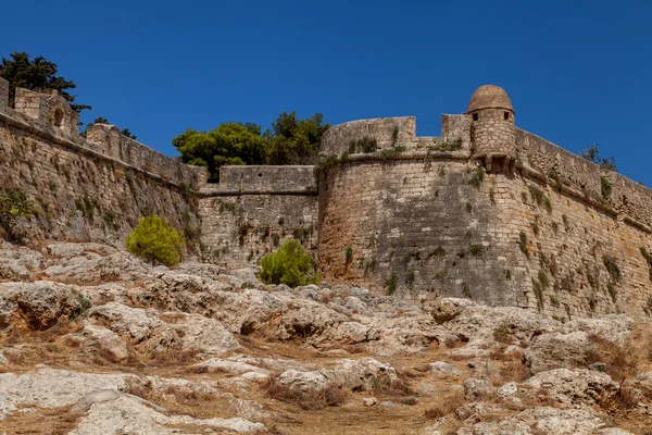 Het Venetiaanse kasteel Fortezza. Rethymno stad. Greece.Crete — Stockfoto