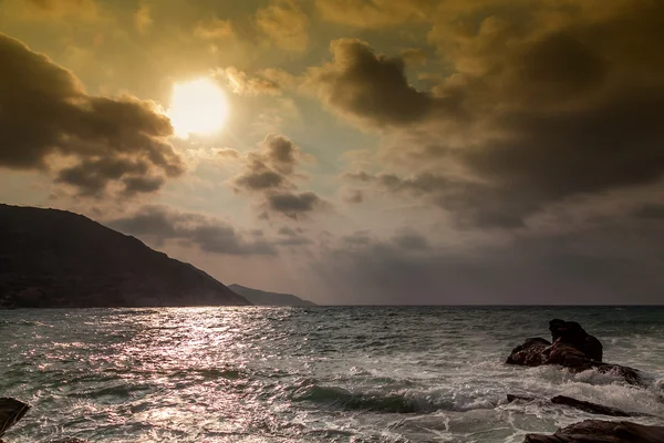 Höststorm vid havet — Stockfoto