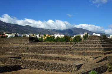 Pyramids Of Guimar. Tenerife. Canary Islands. Spain clipart