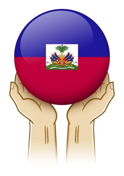 Beten für haiti illustration — Stockfoto